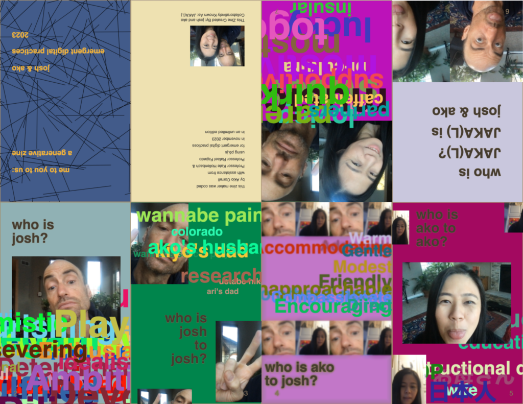 example zine